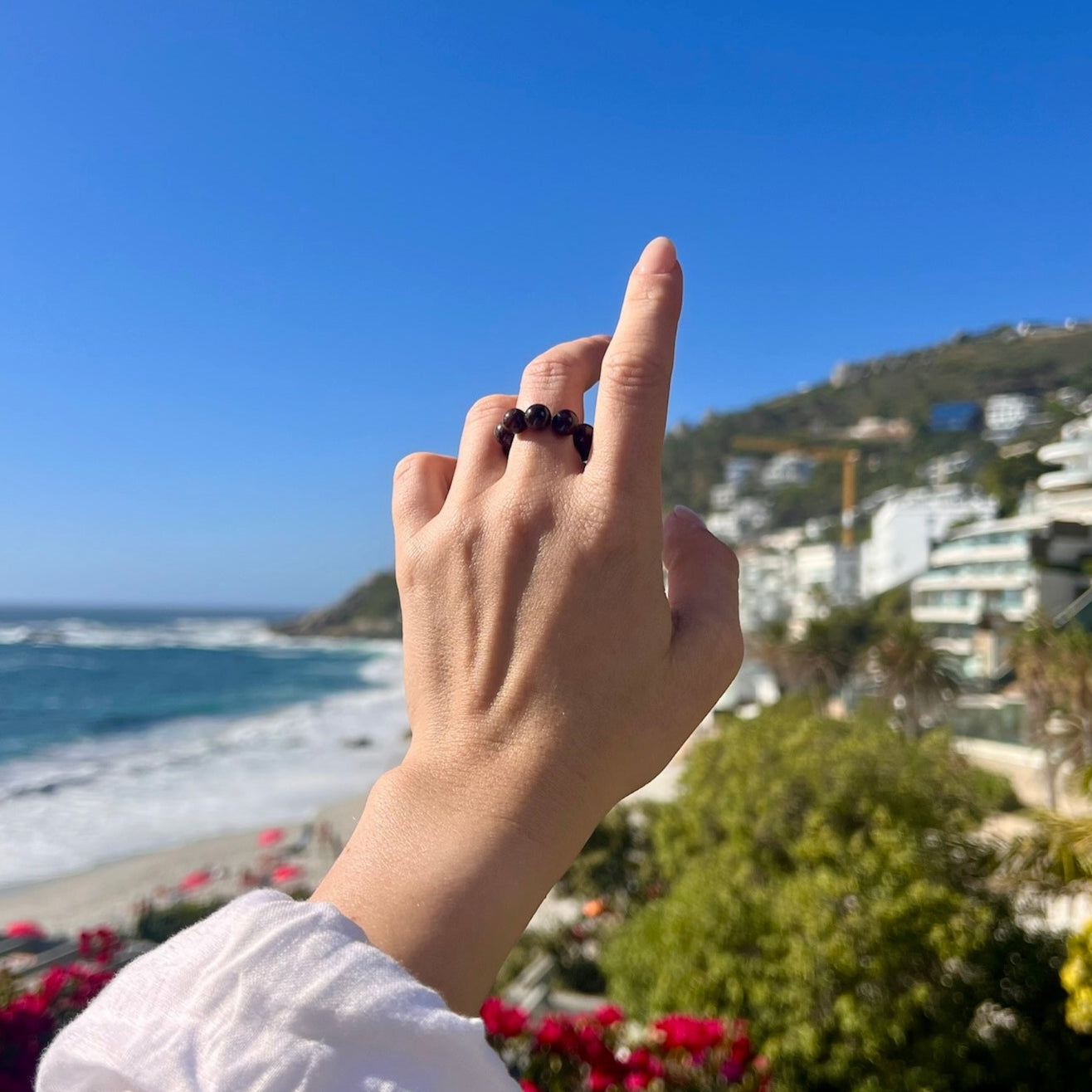 Black Agate Ring