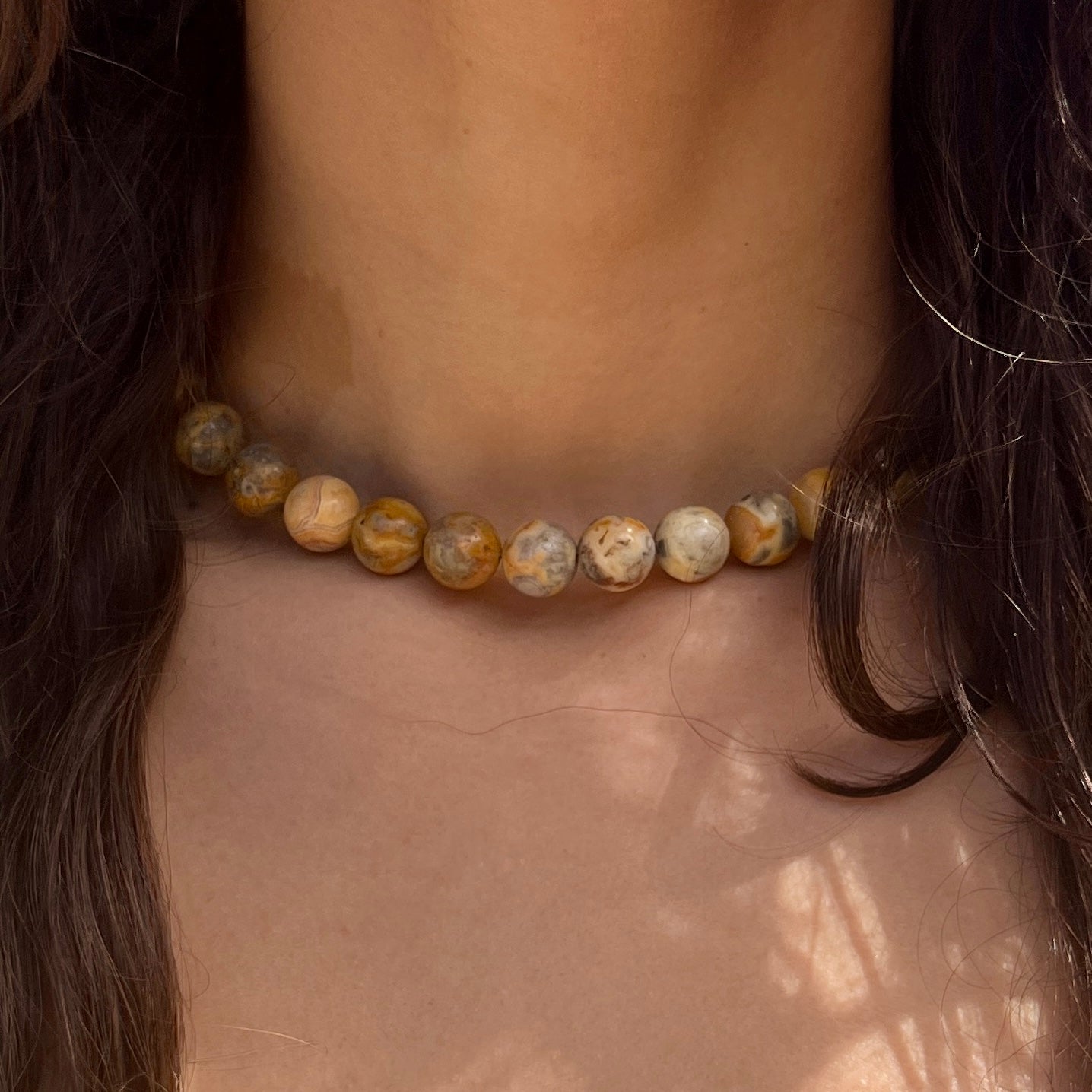Crazy Lace Agate Necklace