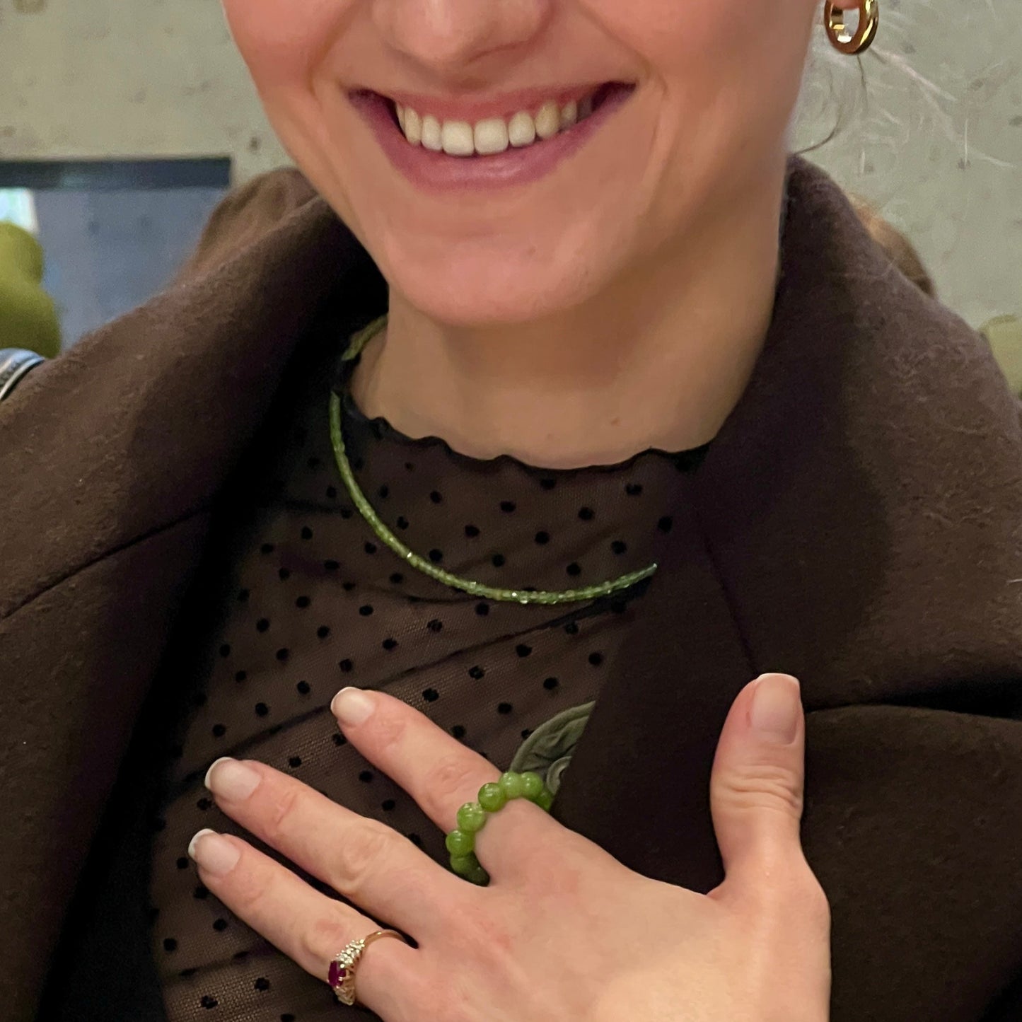Peridot Necklace (August)