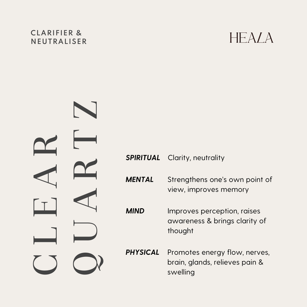 Clear Quartz Necklace (April)