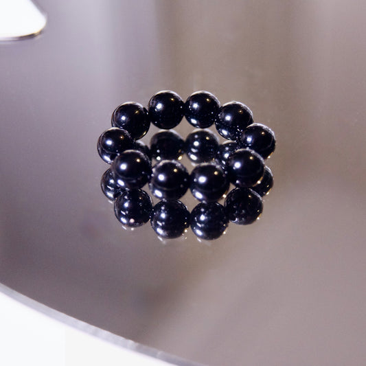Black Agate Ring