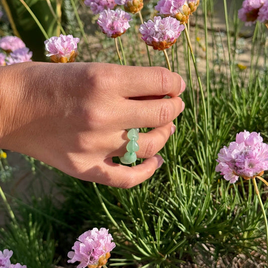 Aventurine Heart Ring