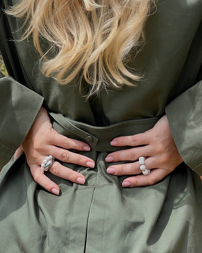 Howlite Ring
