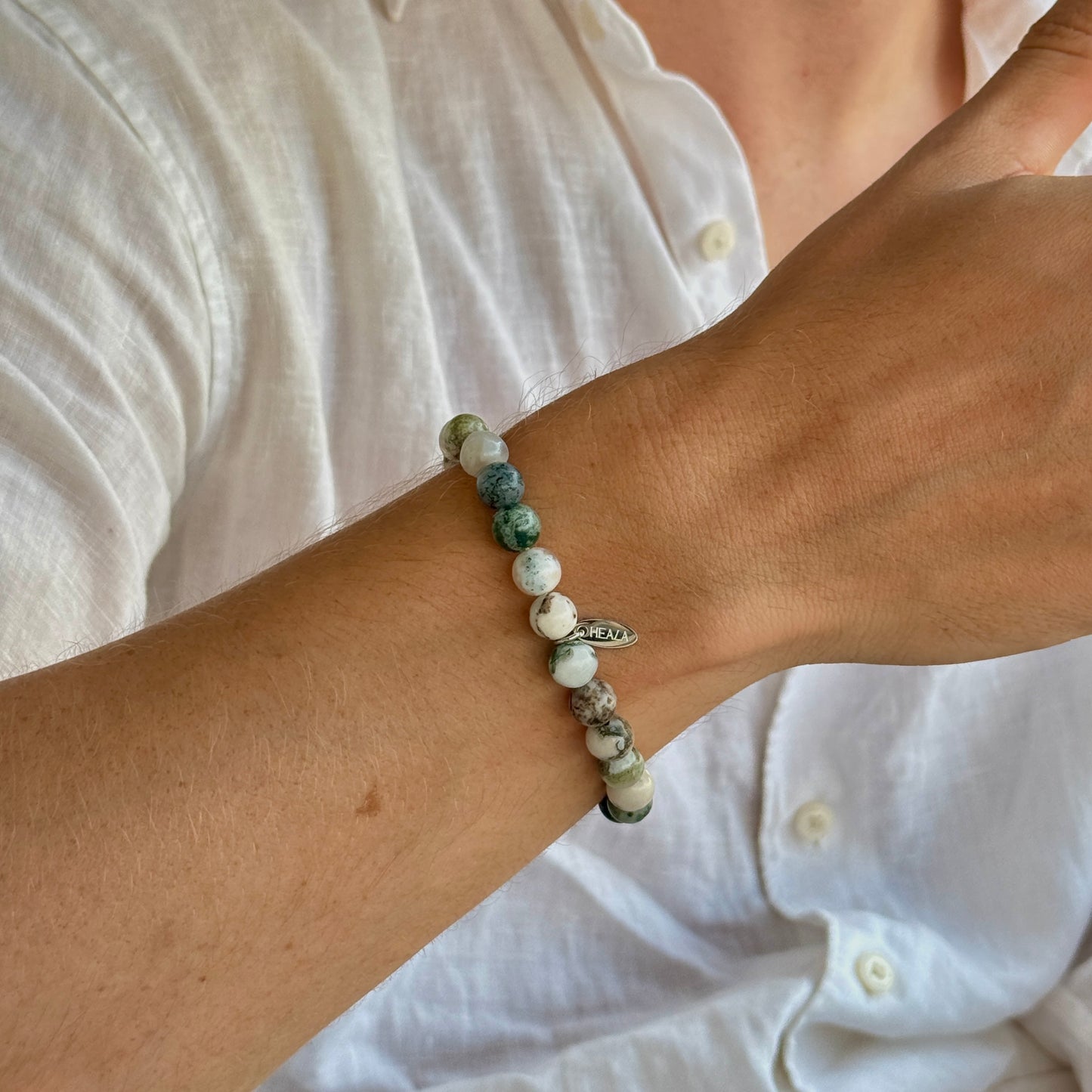 Tree Agate Bracelet