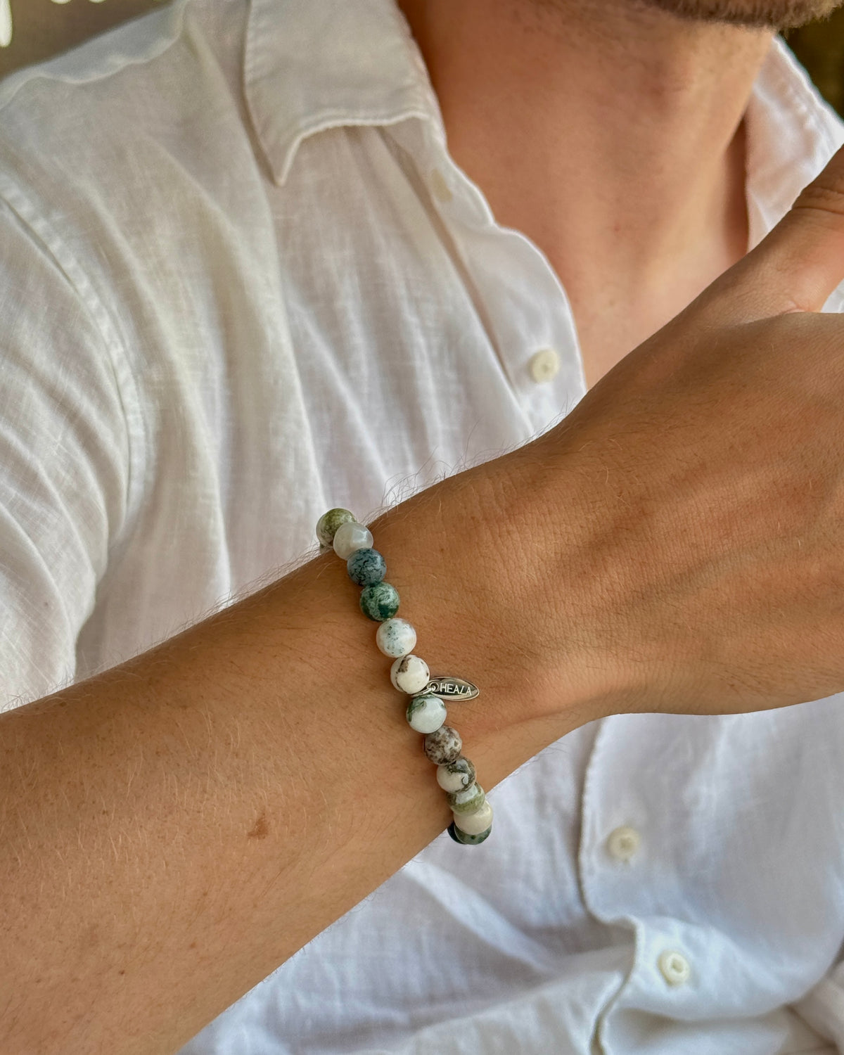 Tree Agate Bracelet
