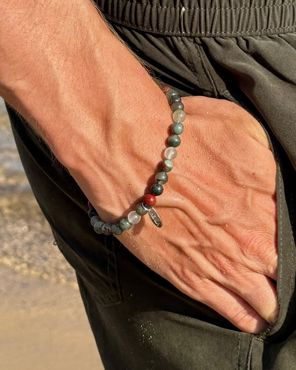 African Bloodstone Bracelet