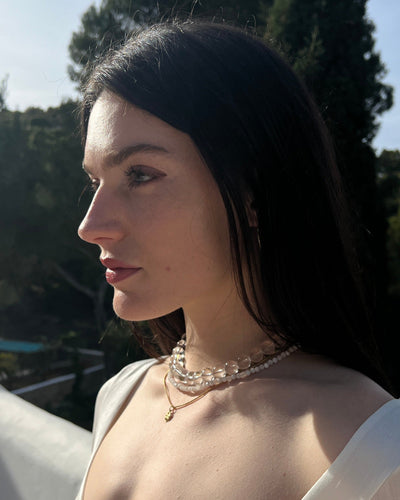 Clear Rock Quartz Necklace