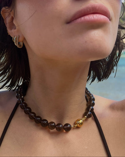 Smoke Quartz Necklace