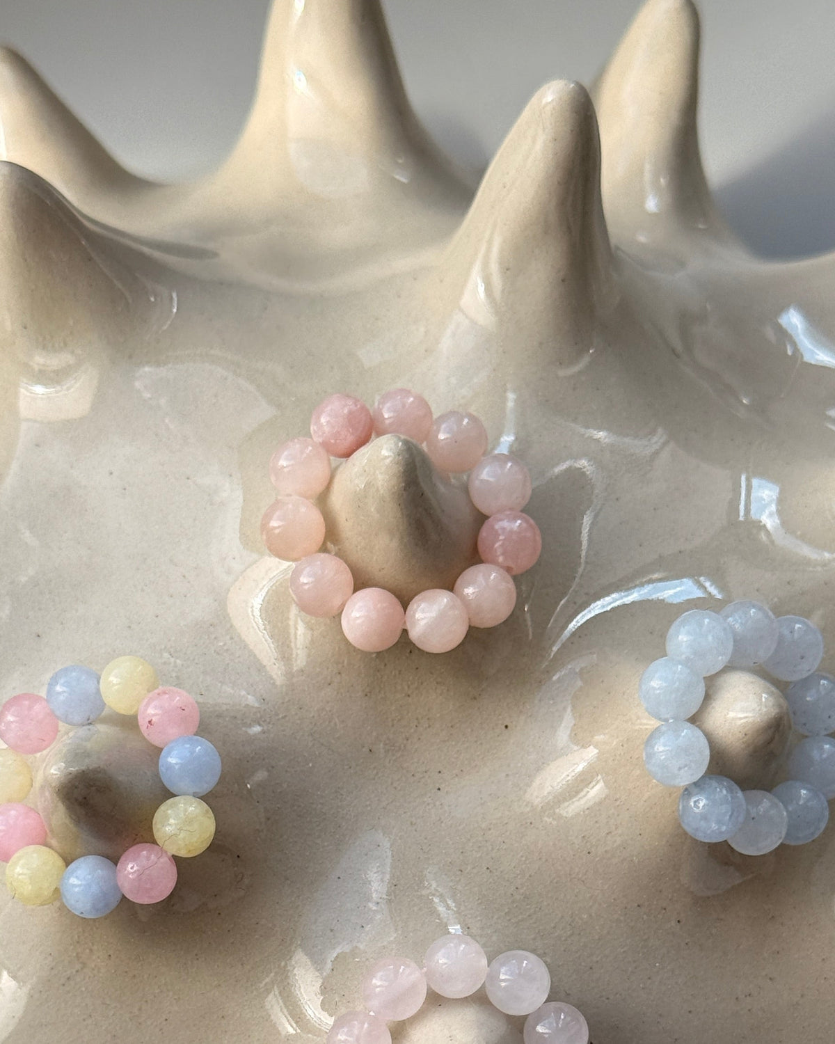 Pink Jade Ring