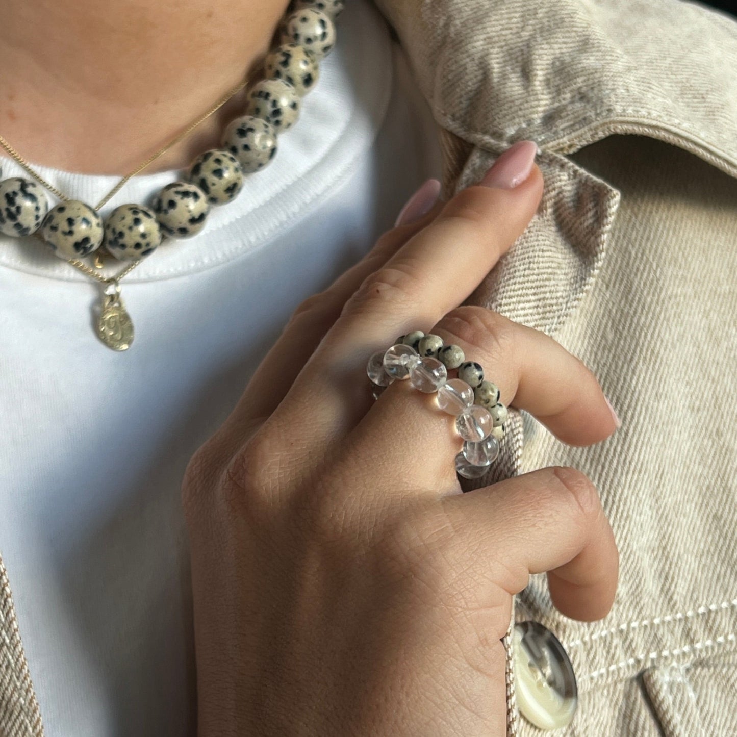 Clear Rock Quartz Ring