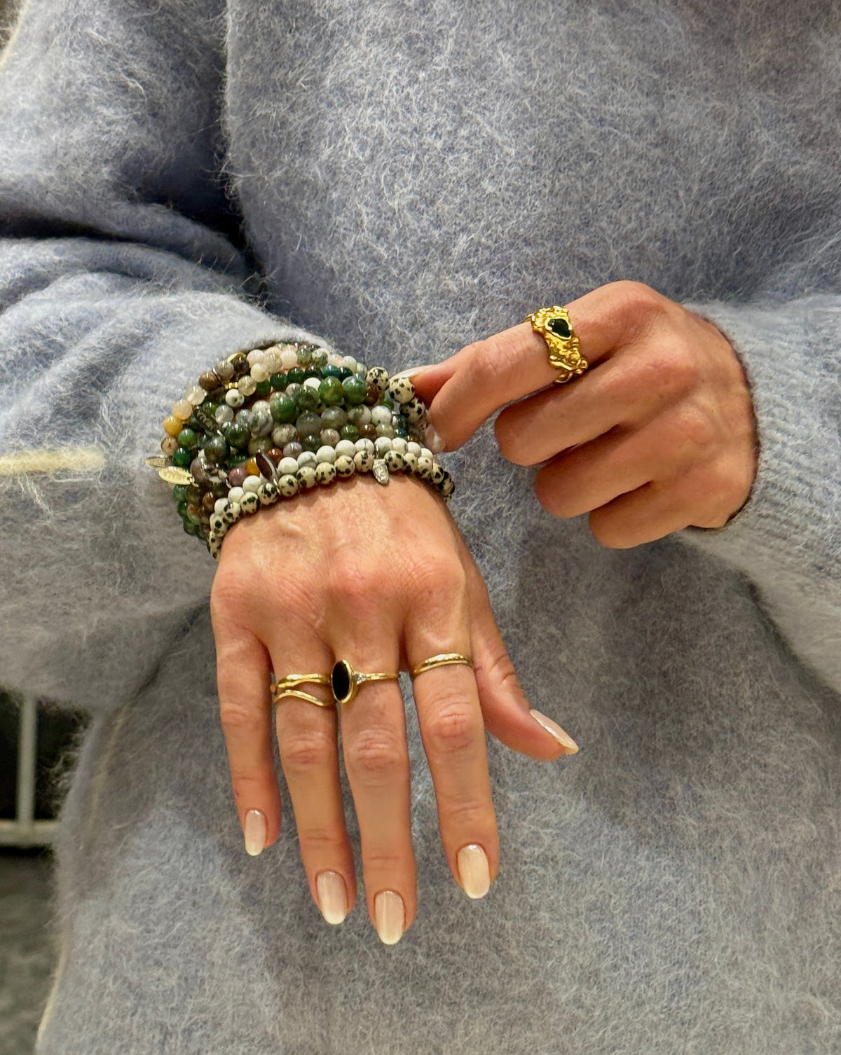 Dalmatian Jasper Bracelet