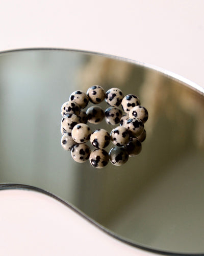 Dalmatian Jasper Ring
