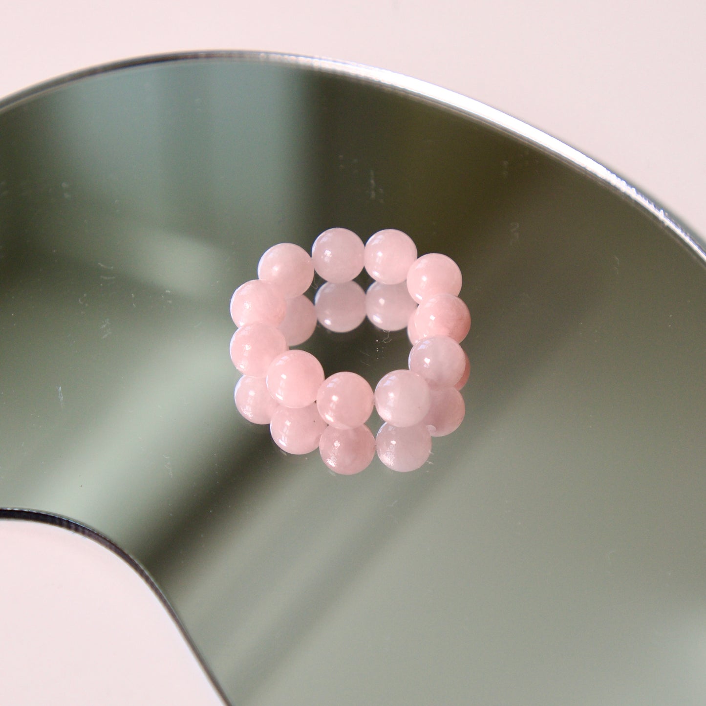 Pink Jade Ring